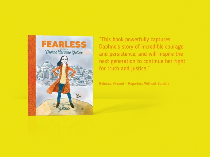 Gattaldo has just finished writing and illustrating a children’s picture book ‘Fearless, The Story of Daphne Caruana Galizia’ which will be available in bookshops from October