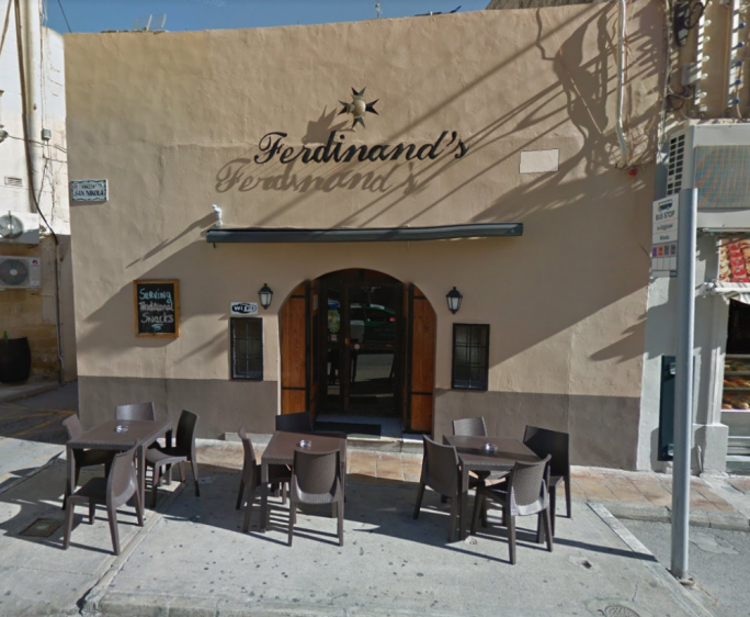 The Siggiewi bar in which Economy minister Chris Cardona is alleged to have met Alfred Degiorgio