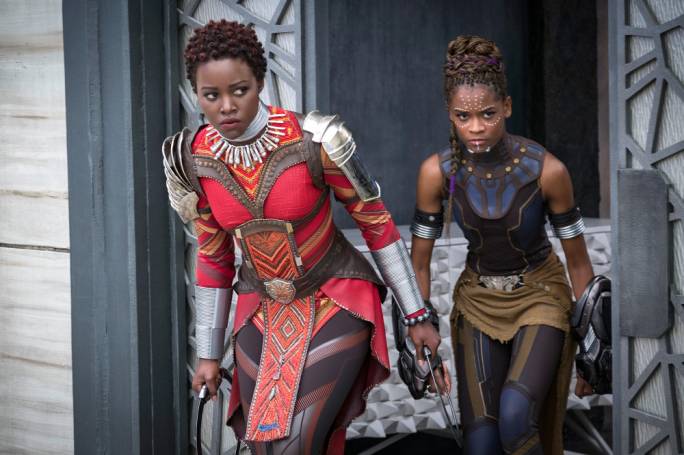 Representational win: Lupita Nyong’o and Letitia Wright