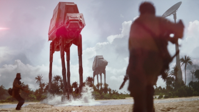 We will fight them on the beaches: Director Gareth Edwards brings a raw realism to the battle sequences of Rogue One – possibly the first bona fide ‘war’ movie in the Star Wars stable