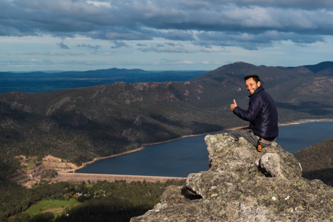 Only a few times a year you may get to see the clouds below you from any view point above 800m