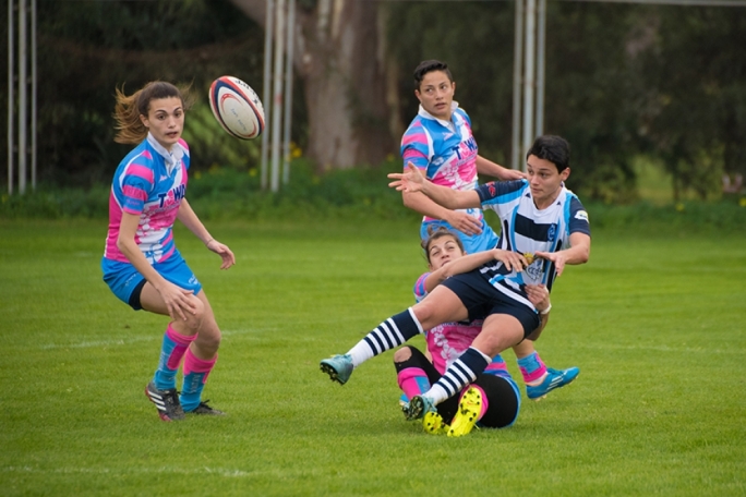 Falcons were in top form durin the Ladies Sevens Series. Photo by Ian Aquillina