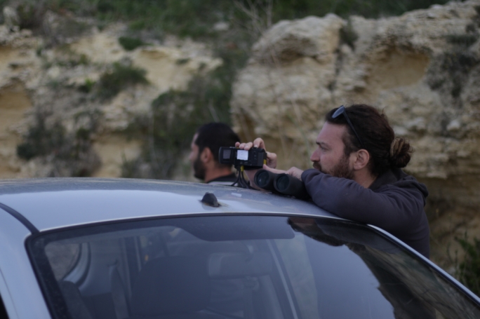 Nick Barbara during one of the patrols