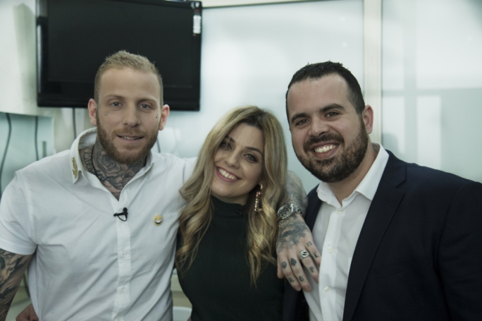 Chef Daniel Grech, Philippa Zammit and Chef Alain James Grech
