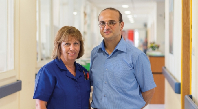 Nurse Anne Agius and researcher Anthony Scerri. (Photo: Jean Claude Vancell)