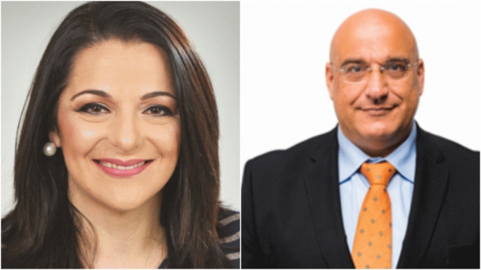 Two new faces; Julia Farrugia Portelli and Hermann Schiavone