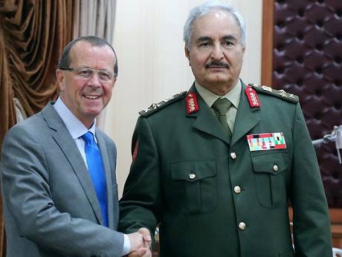 Martin Kobler met Khalifa Haftar on Wednesday