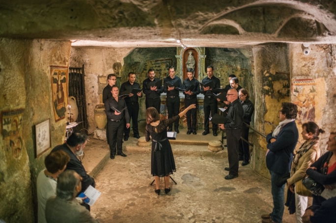 The performance is given by the Schola Cantorum Jubilate male choir under the direction of Marouska Attard PHOTO: Therese Debono