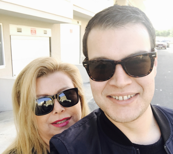 Cliff and his mum