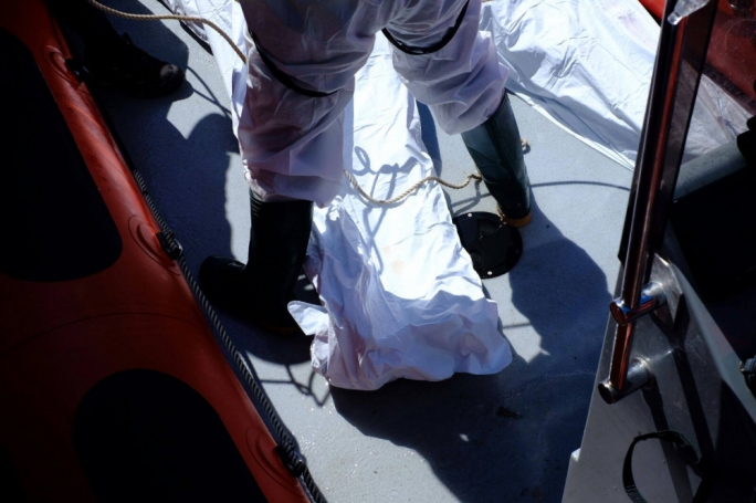Five young men were pulled out of the water by Spanish aid organisation Proactiva Open Arm