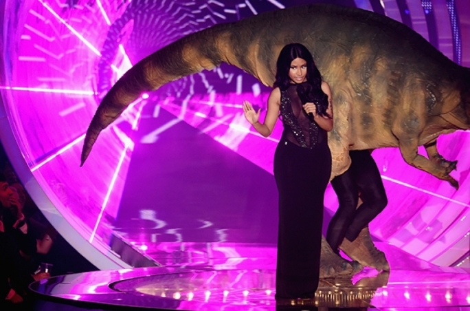 Host Nicki Minaj steered clear of controversy while hosting the MTA European Music Awards 2014