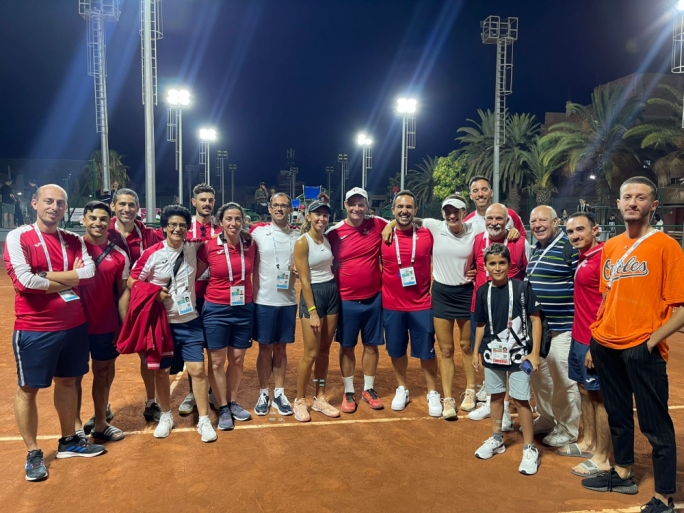 The Maltese delegation at the Oran Mediterranean Games