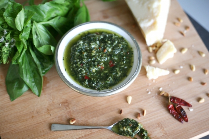 Recipes to use up that glut of pesto