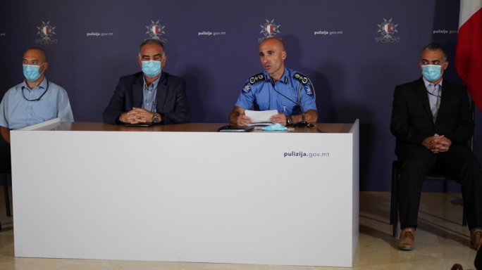 Police Commissioner Angelo Gafa gave details of the arrest during a crime conference