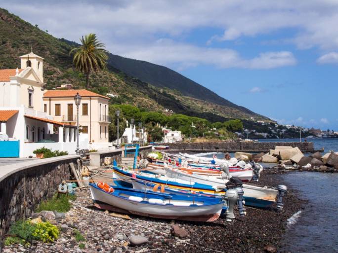 Salina, unlike the rest of the Aeolian Islands north of Sicily, remains largely unspoiled
