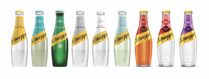 The new Schweppes bottles