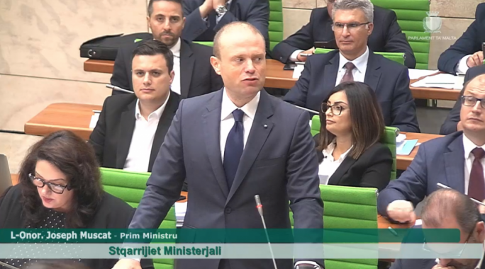 Prime Minister Joseph Muscat gave an update on the Brexit situation, and how this will affect Malta, in Parliament this afternoon