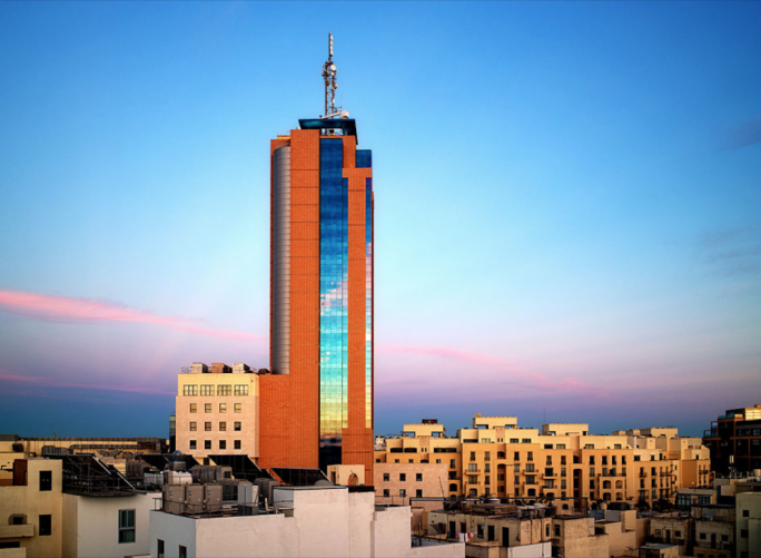The Portomaso high-rise