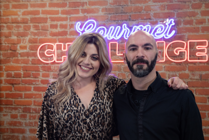 Philippa Zammit and Chef Mark Dimech