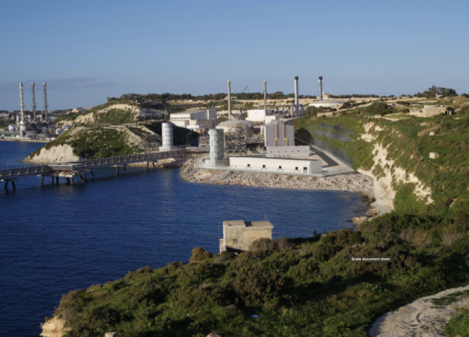 The new terminal station will be constructed within the existing Delimara power station to have limited visual impact