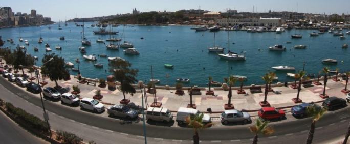 The view from one of the Waterfront Hotel's 62 sea view rooms