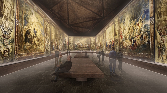 The tapestry chamber is still to be constructed