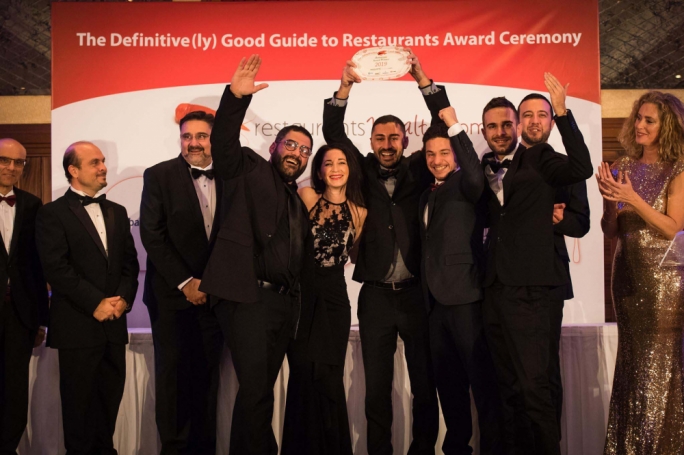 Dinner in the Sky Malta wins Best Overall Restaurant