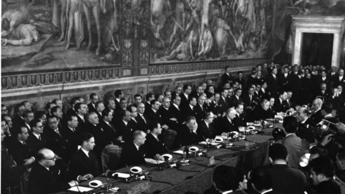 60 years ago in Rome, where the foundations of what would become the EU were laid