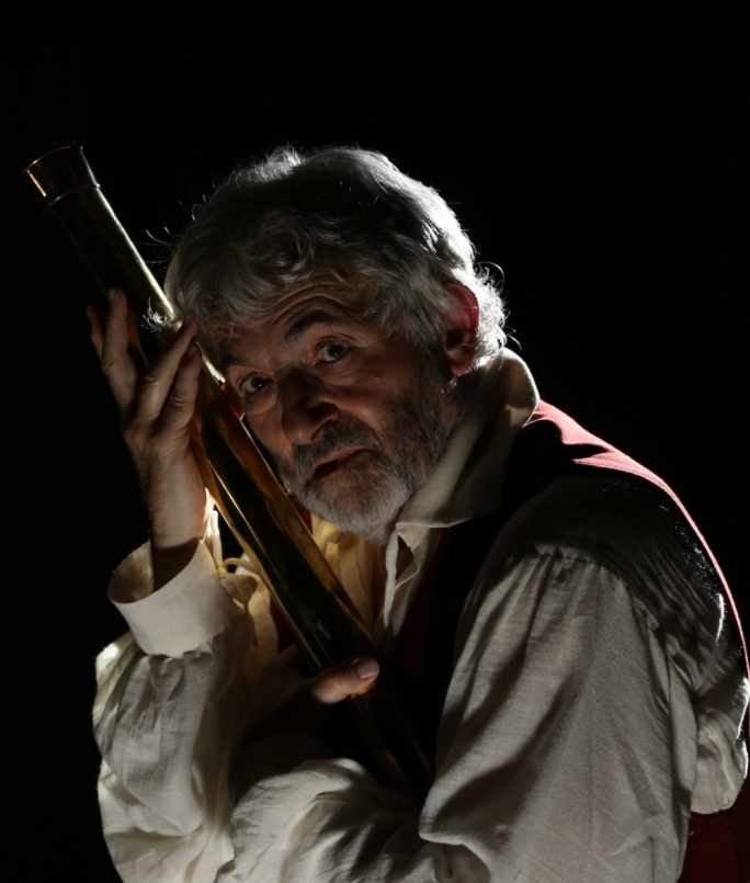 Royal Shakespeare Company veteran Tim Hardy in The Trials of Galileo.