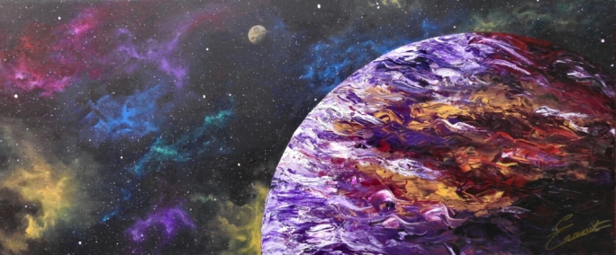 Painting by Erika Zammit