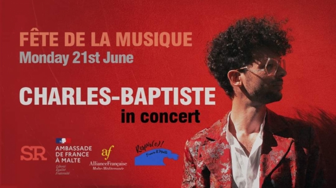Charles-Baptise will be playing at Storeroom and the French residence for the launch of Respire!