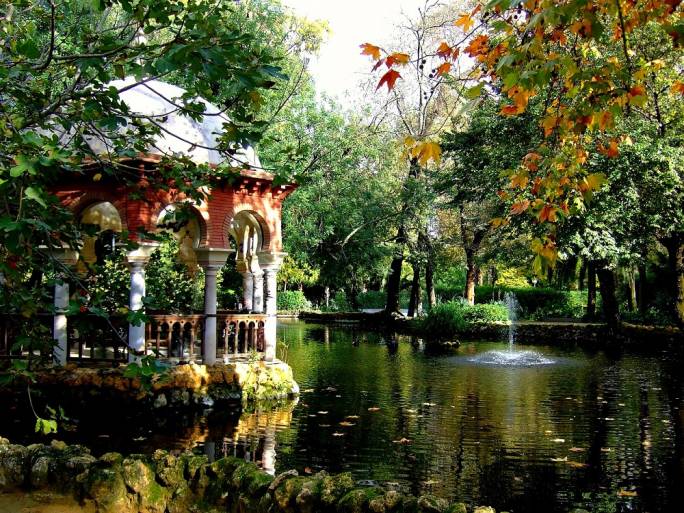 The Maria Luisa Park is Seville’s largest green area