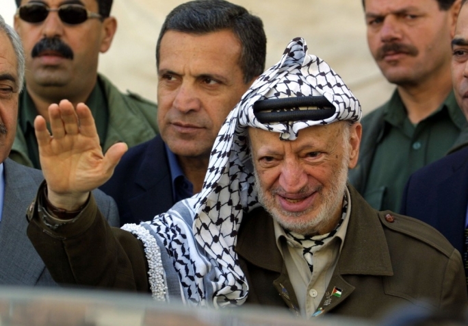 Yasser Arafat died in Percy military hospital near Paris aged 75 in November 2004