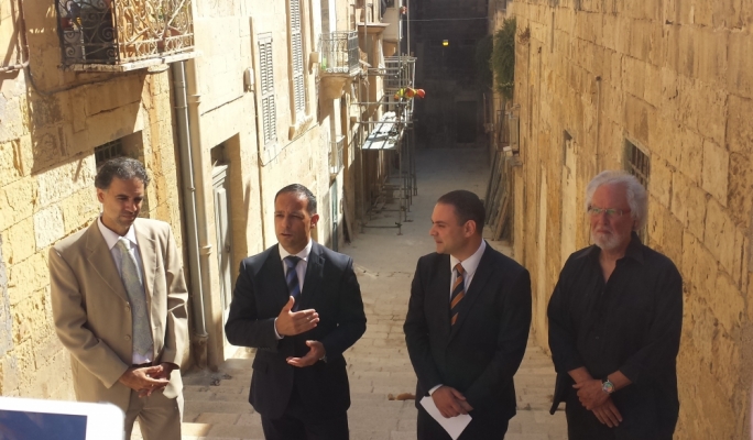 From left: Caldon Mercieca, Jason Micallef, Owen Bonnici and Richard England