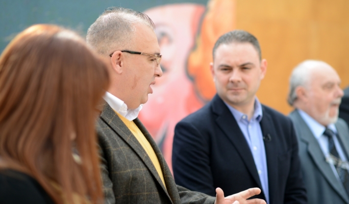 Carnival Director Jason Busuttil (centre) • Photo Ray Attard