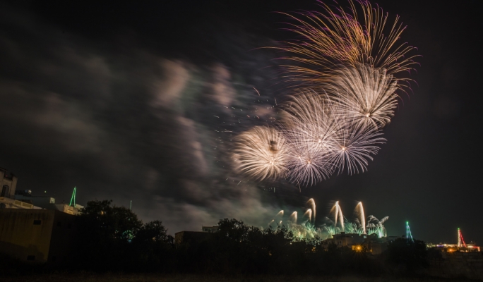 The Pyro Rhapsody Show in Haz-Zebbug. Photo: James Bianchi