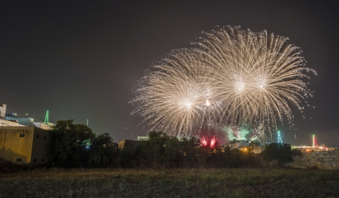 The Pyro Rhapsody Show in Haz-Zebbug. Photo: James Bianchi