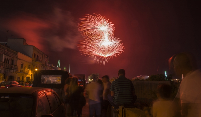 The Pyro Rhapsody Show in Haz-Zebbug. Photo: James Bianchi