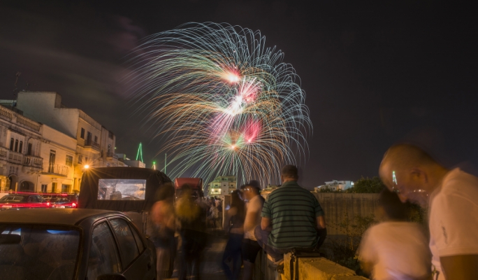 The Pyro Rhapsody Show in Haz-Zebbug. Photo: James Bianchi