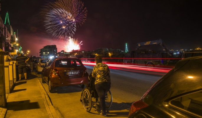 The Pyro Rhapsody Show in Haz-Zebbug. Photo: James Bianchi
