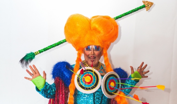 The inimitable Edward Mercieca stars as this year's Dame