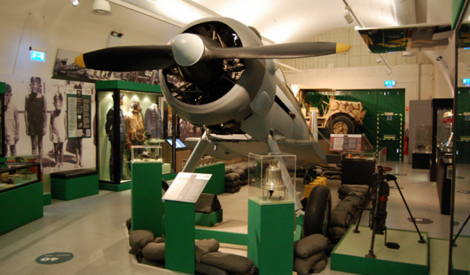 The National War Museum was refurbished in 2015