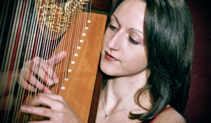Harpist Caroline Calleja will be perfoming works by Grandjany, Zabel, Salzedo, Tailleferre and Fauré
