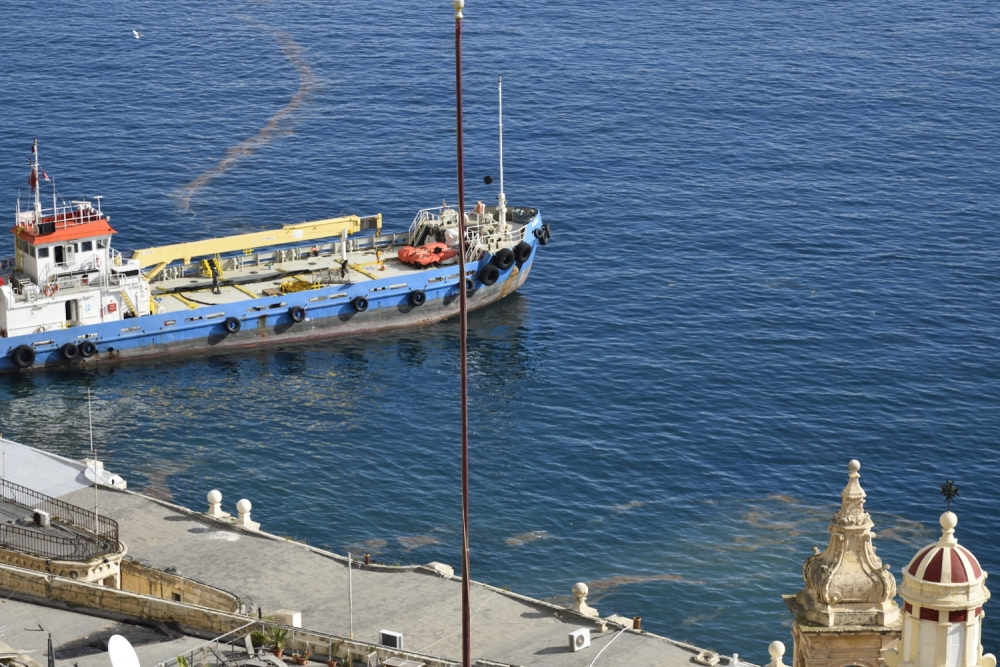 Major oil spill spreads across Grand Harbour