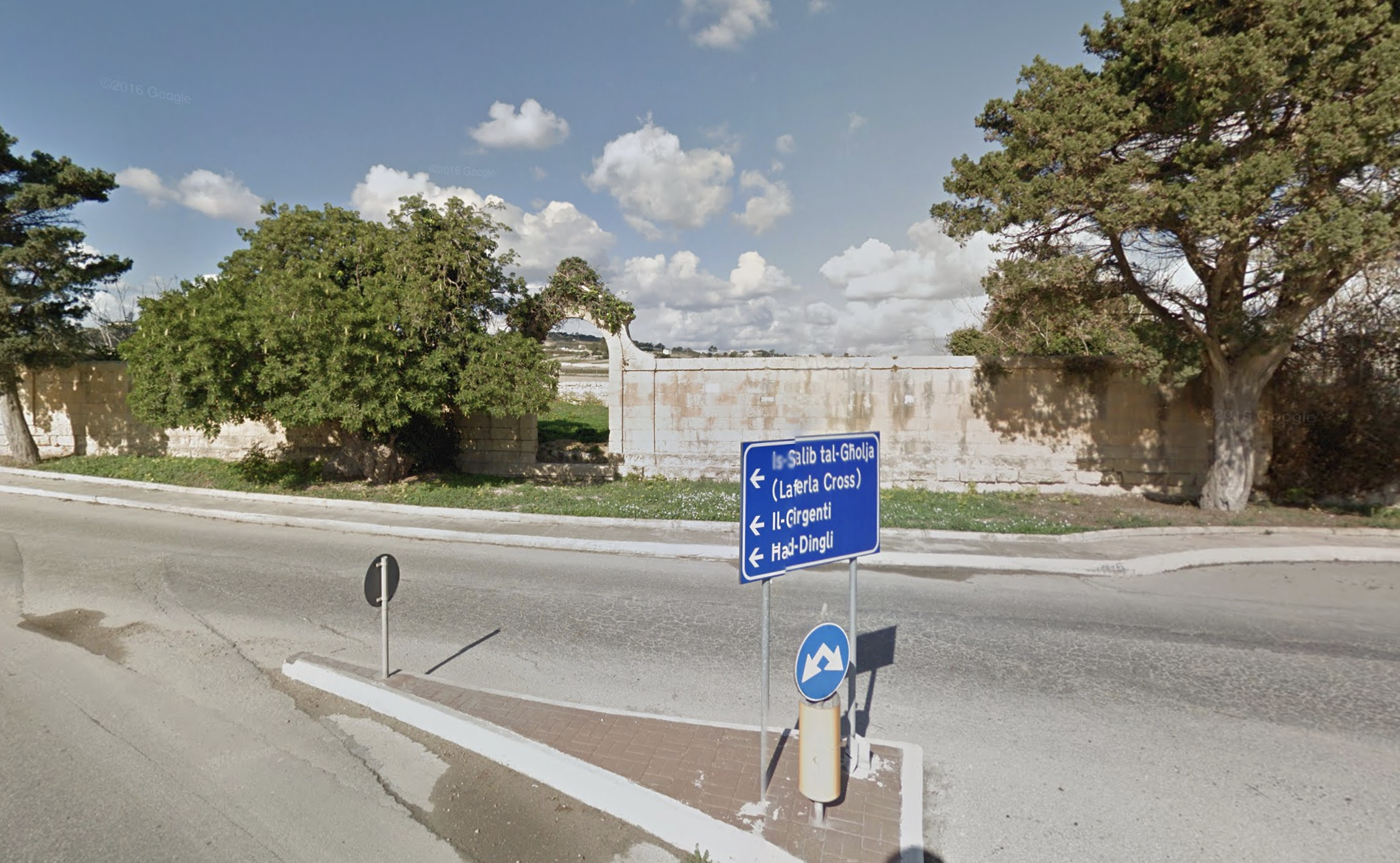 The entrance to the historic Ta’ Brija Cemetery in the outskirts of Siġġiewi, where an extension to the cemetery was approved in 2020 and a new application proposes the construction of a crematorium