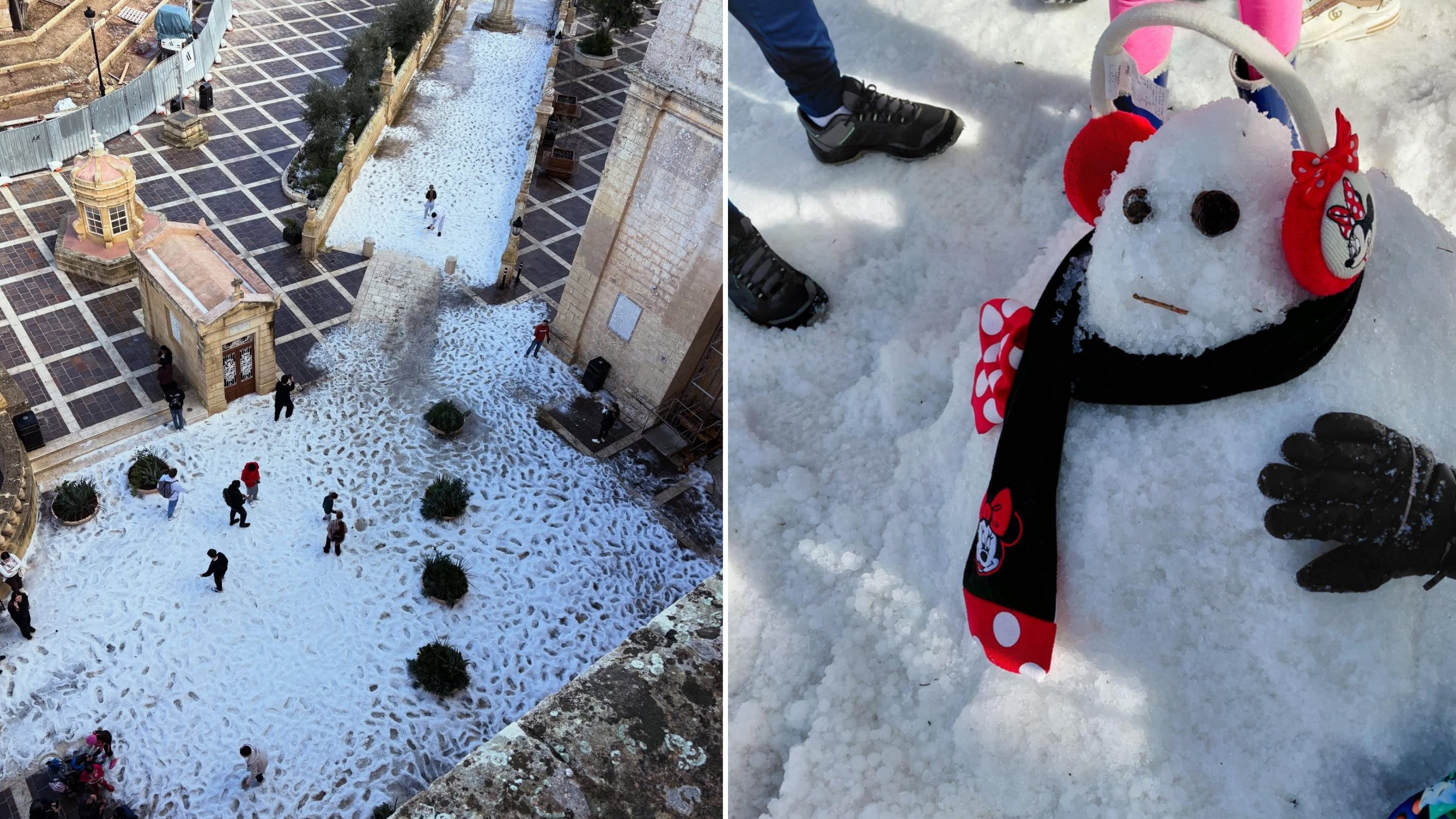 [IN PHOTOS] How Malta reacted to unexpected hailstorm