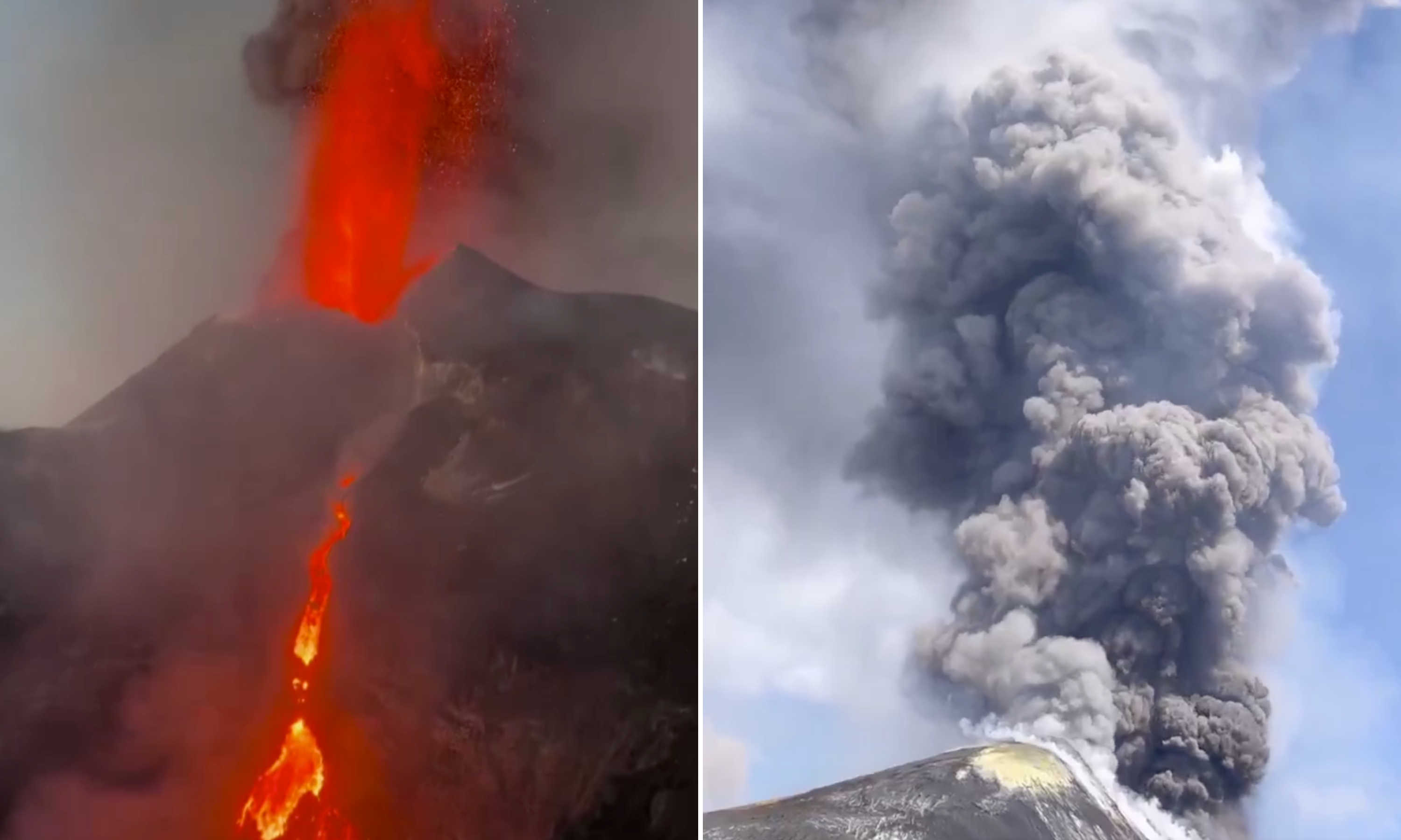 Mount Etna is one of Italy's largest volcanoes