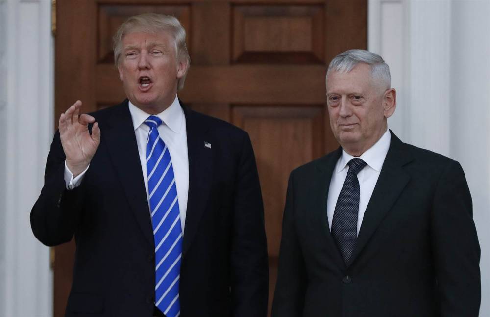 Donald Trump with James Mattis (Photo: NBC News)