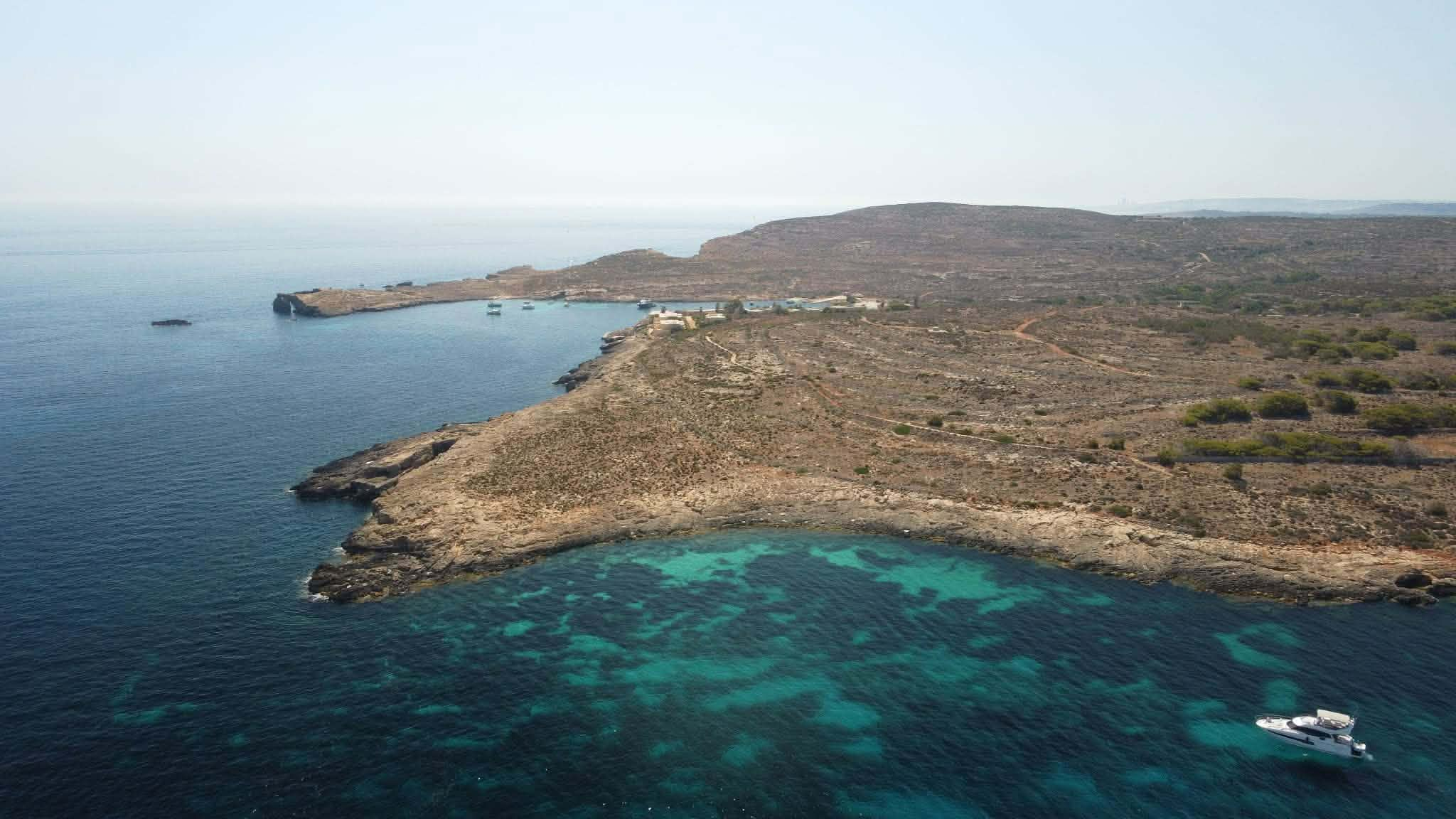 The redevelopment of the former Comino Hotel site includes a hotel, 16 villas, and 44 swimming pools (Photo: Moviment Graffitti)