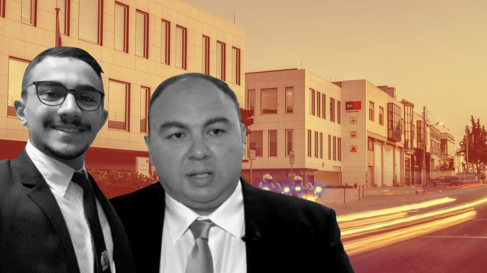 The three Transport Malta officials charged with corruption – Philip Edrick Zammit (left), Clint Mansueto (centre) and Raul Antonio Pace have been suspended